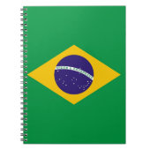Carnet avec drapeau du Brésil (Devant)