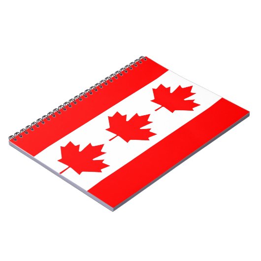 Carnet avec drapeau du Canada (Côté gauche)