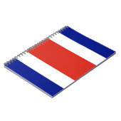 Carnet avec drapeau du Costa Rica (Côté gauche)