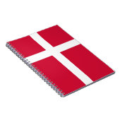 Carnet avec drapeau du Danemark (Côté Droit)