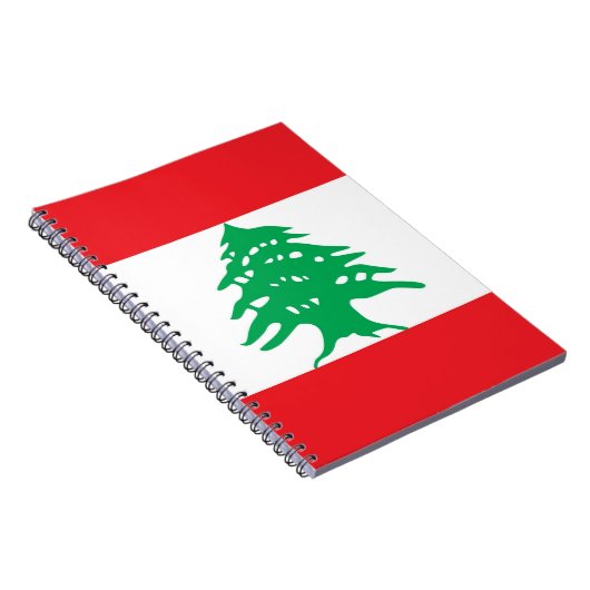 Carnet avec drapeau du Liban (Côté Droit)