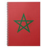 Carnet avec drapeau du Maroc (Devant)