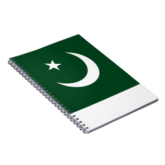 Carnet avec drapeau du Pakistan (Côté Droit)