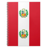 Carnet avec Drapeau du Pérou (Devant)