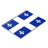 Carnet avec drapeau du Québec (Côté gauche)