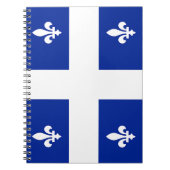 Carnet avec drapeau du Québec (Devant)
