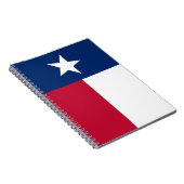 Carnet avec Drapeau du Texas State (Côté Droit)