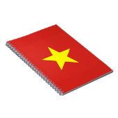 Carnet avec drapeau du Vietnam (Côté Droit)