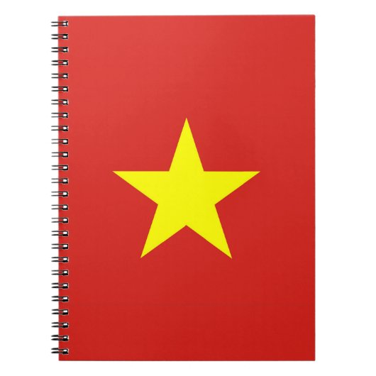 Carnet avec drapeau du Vietnam (Devant)