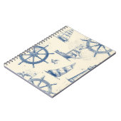 Carnet avec éléments marins (Côté gauche)