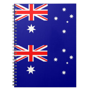 Carnet avec le drapeau australien