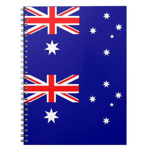 Carnet avec le drapeau australien (Devant)