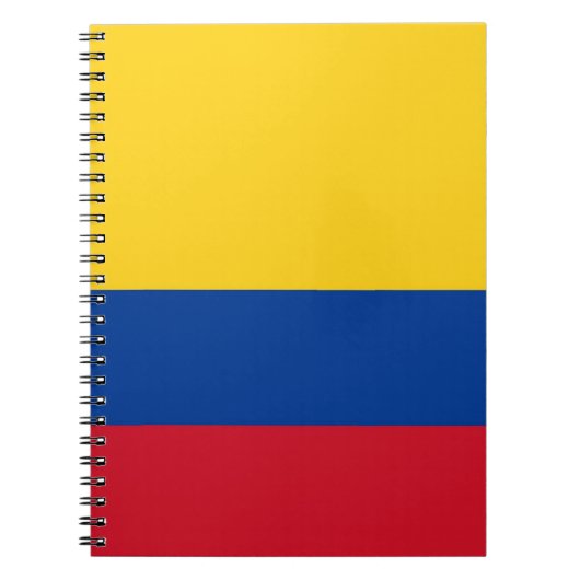 Carnet avec le drapeau de la Colombie (Devant)