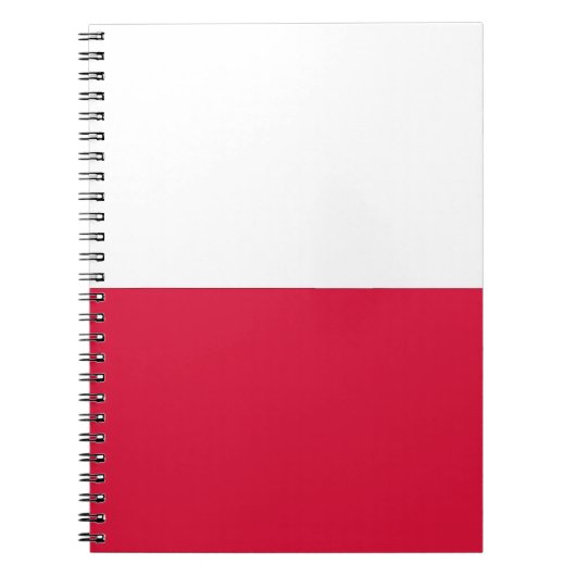 Carnet avec le drapeau de la Pologne (Devant)