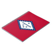 Carnet avec le drapeau de l'État de l'Arkansas (Côté gauche)