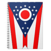 Carnet avec le drapeau de l'Etat de l'Ohio (Devant)