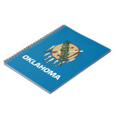 Carnet avec le drapeau de l'État de l'Oklahoma (Côté gauche)
