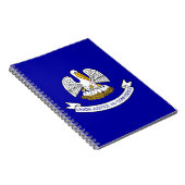 Carnet avec le drapeau de l'État de Louisiane (Côté Droit)