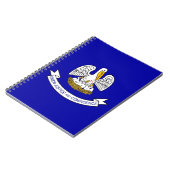 Carnet avec le drapeau de l'État de Louisiane (Côté gauche)