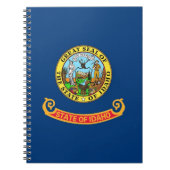 Carnet avec le drapeau de l'Etat d'Idaho (Devant)