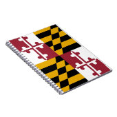 Carnet avec le drapeau de l'État du Maryland (Côté Droit)