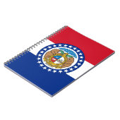 Carnet avec le drapeau de l'État du Missouri (Côté gauche)