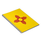 Carnet avec le drapeau de l'État du Nouveau-Mexiqu (Côté Droit)