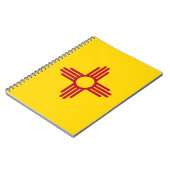 Carnet avec le drapeau de l'État du Nouveau-Mexiqu (Côté gauche)