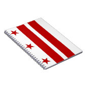 Carnet avec le drapeau de Washington DC (Côté Droit)