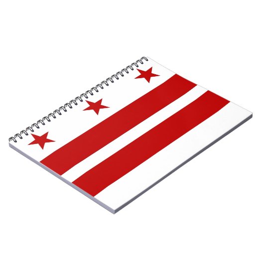 Carnet avec le drapeau de Washington DC (Côté gauche)