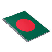 Carnet avec le drapeau du Bangladesh (Côté Droit)