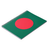 Carnet avec le drapeau du Bangladesh (Côté gauche)