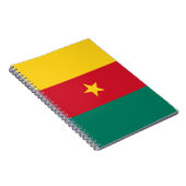 Carnet avec le drapeau du Cameroun (Côté Droit)