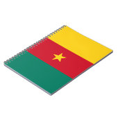 Carnet avec le drapeau du Cameroun (Côté gauche)