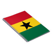 Carnet avec le drapeau du Ghana (Côté Droit)