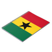 Carnet avec le drapeau du Ghana (Côté gauche)