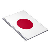 Carnet avec le drapeau du Japon (Côté Droit)