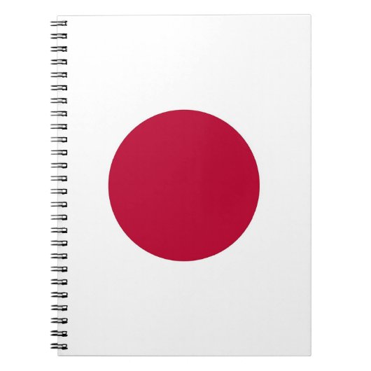 Carnet avec le drapeau du Japon (Devant)