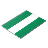 Carnet avec le drapeau du Nigeria (Côté gauche)