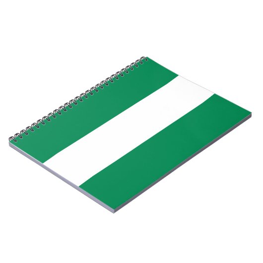 Carnet avec le drapeau du Nigeria (Côté gauche)
