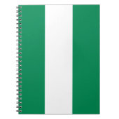 Carnet avec le drapeau du Nigeria (Devant)