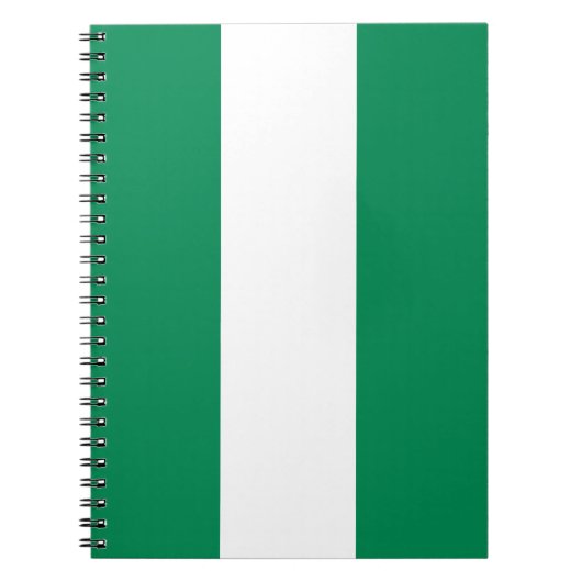 Carnet avec le drapeau du Nigeria (Devant)
