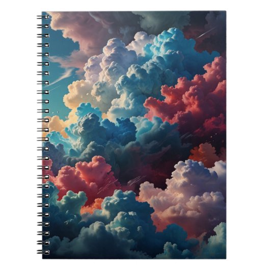 Carnet avec nuage Abstrait (Devant)