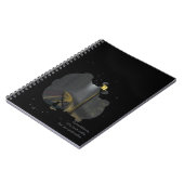 Carnet avec peinture de chats et couverture de cit (Côté gauche)