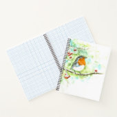 Carnet avec Robin Aquarelle (Intérieur)