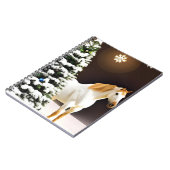 Carnet avec sapin de Noël et cheval (Côté gauche)