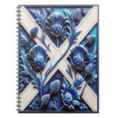 Carnet avec Scottish Thistles Design moderne (Devant)