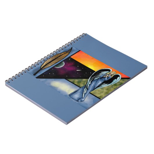 Carnet avec un ange (Côté gauche)