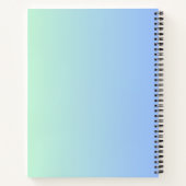 Carnet avec une photo d'un garçon (Dos)