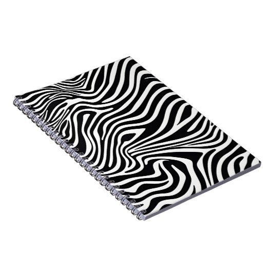 Carnet avec Zebra Stried Design (Côté Droit)